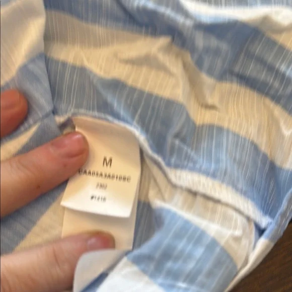 Cupshe Blue and White Striped Mini Dress - Picture 6 of 11